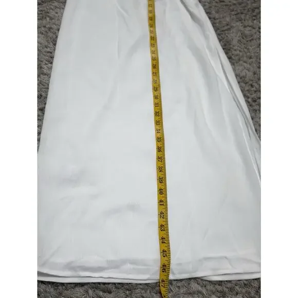 NWT Princess Polly Tailor White Maxi Dress Women’s 4, Cowl Neck Backless Party - Picture 14 of 15